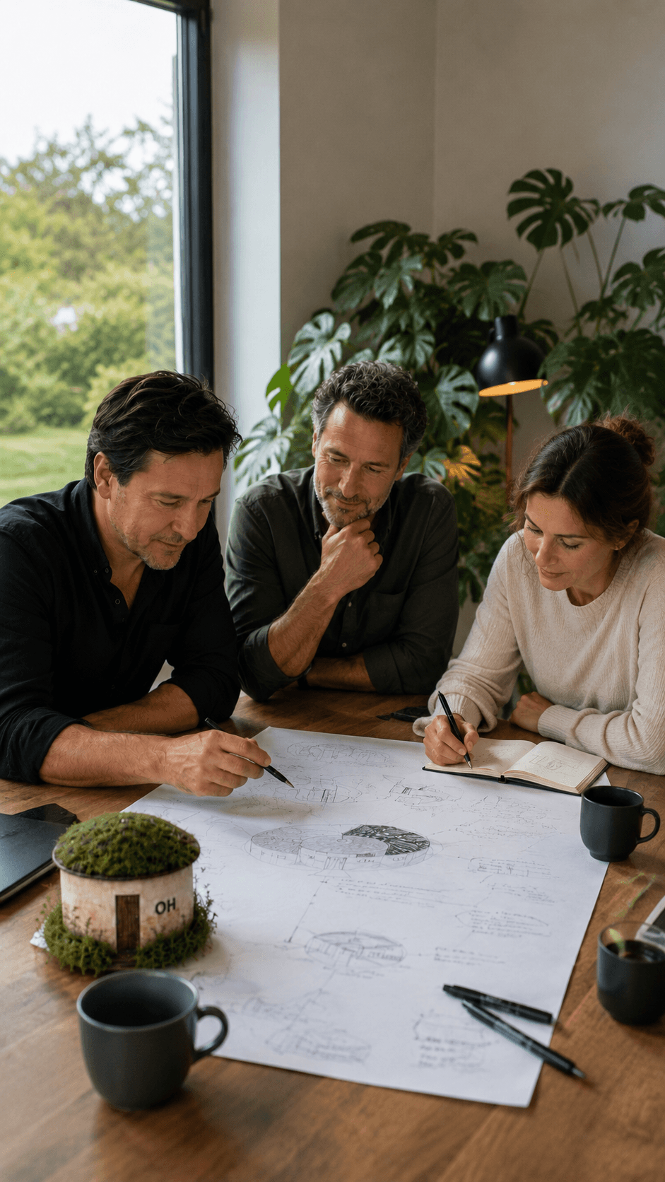 Przemysław Samociak with the design team — President of the EPIQ Health Strengthening Foundation
