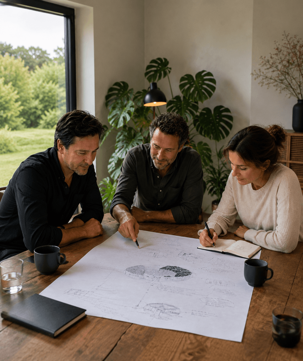 Przemysław Samociak with the design team — President of the EPIQ Health Strengthening Foundation